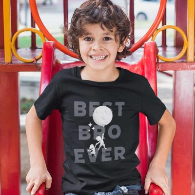 Best Bro Ever Moon T - Shirt For Boys